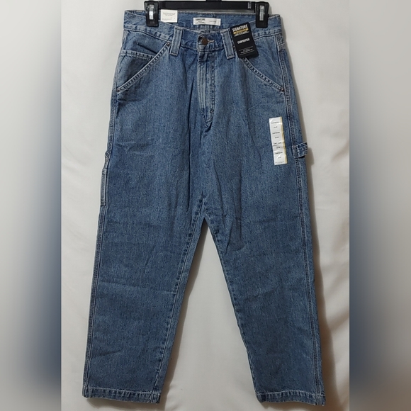 Signature by Levi Strauss & Co. Gold Label mens Carpenter Jeans  30x30  NWT - Picture 1 of 8